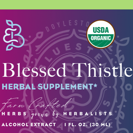 Cane Alcohol Tincture, Blessed Thistle, ORG