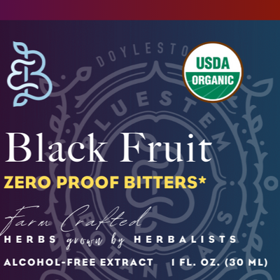 Bitters, Zero Proof, Black Fruit, ORG