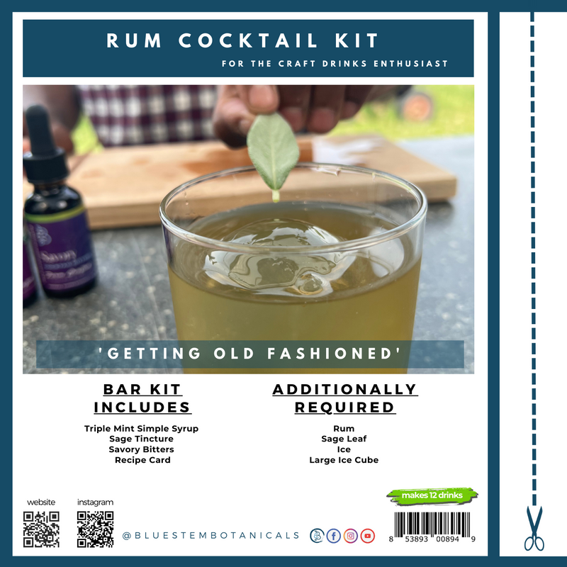 Rum Cocktail Kit, "Getting Old Fashioned"