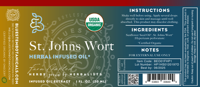 Infused Oil Extract, St. John's wort, ORG