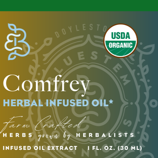 Infused Oil Extract, Comfrey, Whole Plant, ORG