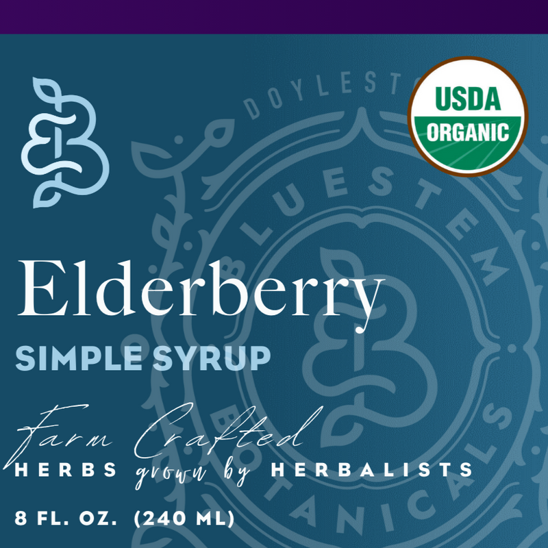 Simple Syrup, Elderberry, ORG