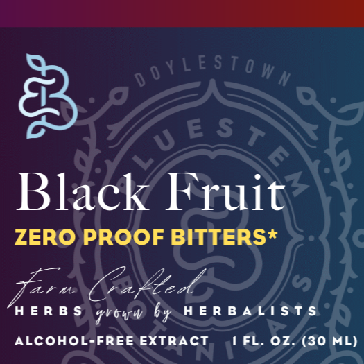 Bitters, Zero Proof, Black Fruit, ORG