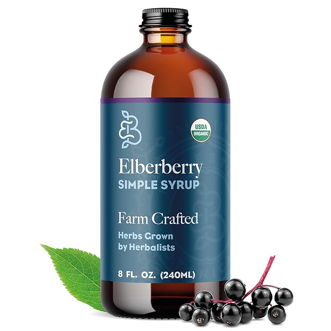 Simple Syrup, Elderberry, ORG