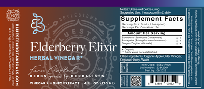 Elixir, Elderberry