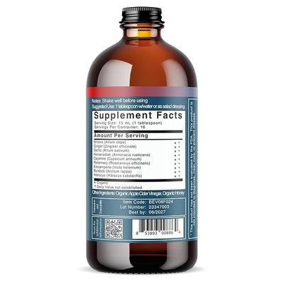 Oxymel Fire Cider, ORG - Bluestem Botanicals
