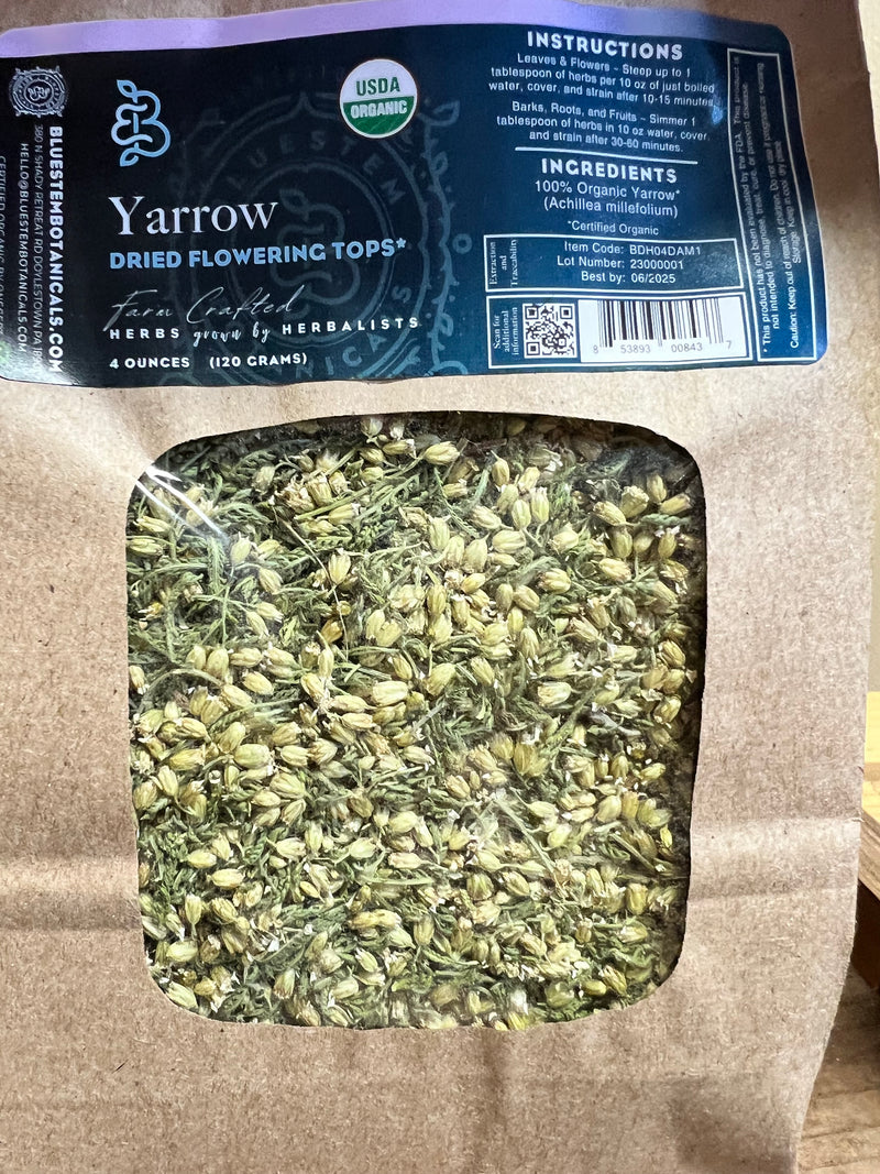 Dried Herb, Yarrow, ORG