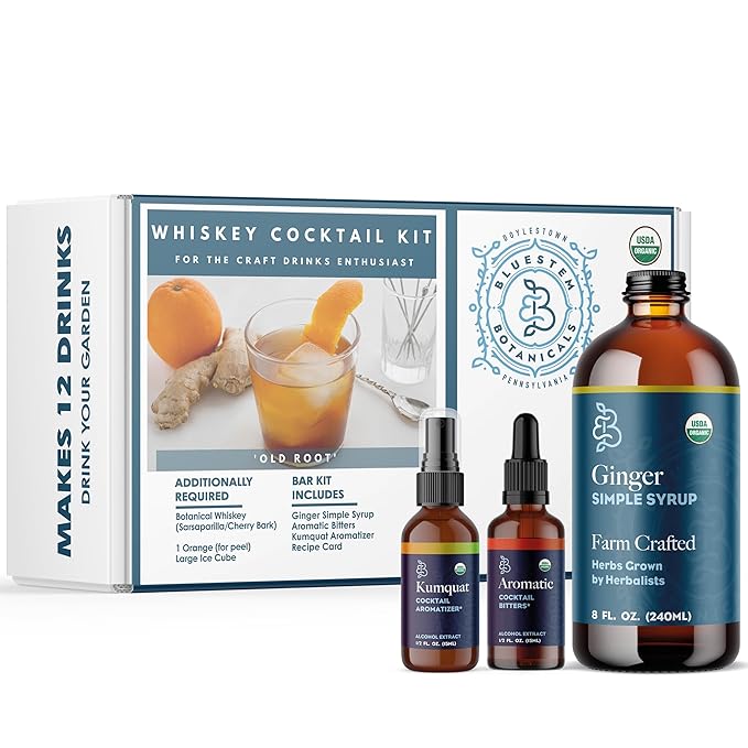 Whiskey Cocktail Kit - Bluestem Botanicals