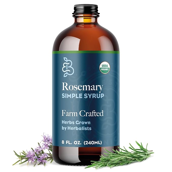 Simple Syrup, Rosemary, ORG - Bluestem Botanicals