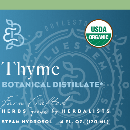 Hydrosol, Thyme, ORG - Bluestem Botanicals