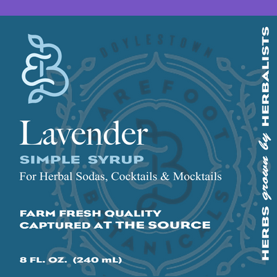 Lavender Botanical Simple Syrup